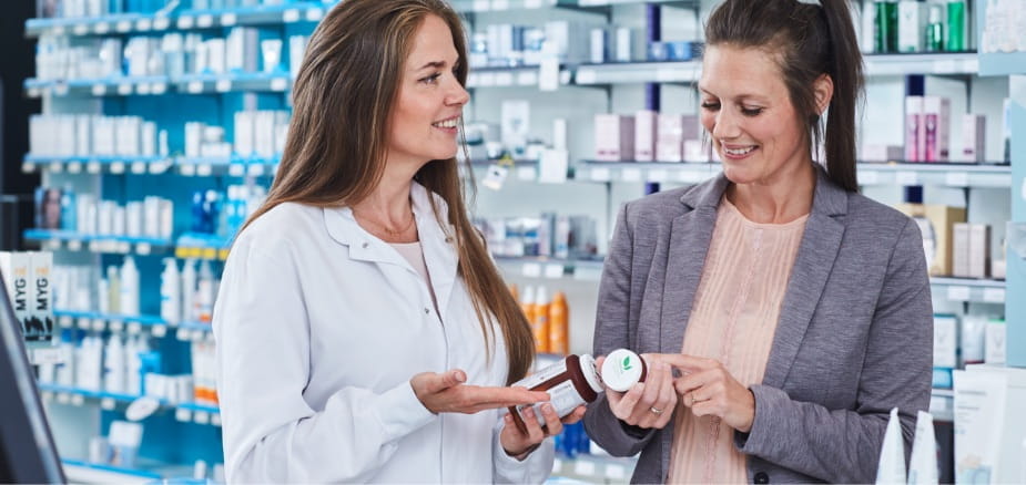 Pharmacist and customer what are probiotics